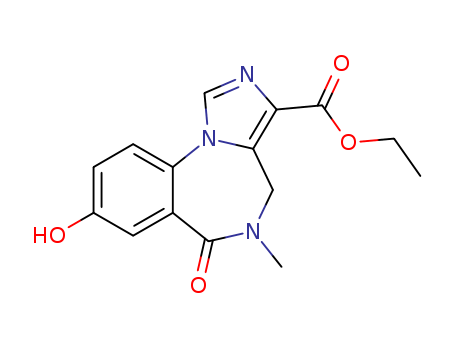 4H-Imidazo[1,5-a][1,4]benzodiazepine-3-carboxylicacid, 5,6-dihydro-8-hydroxy-5-methyl-6-oxo-, ethyl ester