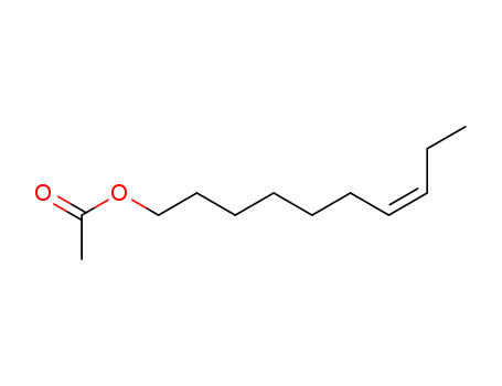 Molecular Structure of 13857-03-9 (Z-7-DECEN-1-YL ACETATE)