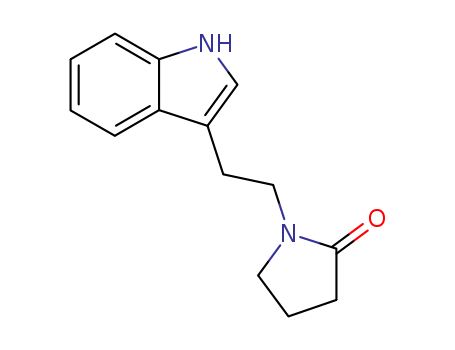 2-Pyrrolidinone,1-[2-(1H-indol-3-yl)ethyl]- cas  888-19-7