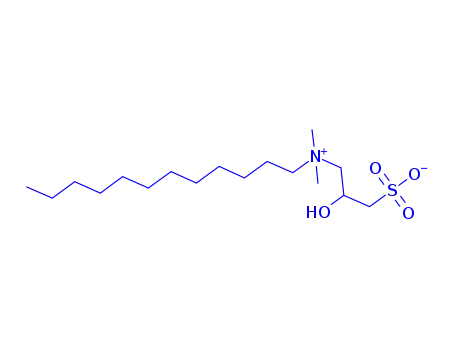 Molecular Structure of 13197-76-7 (N,N-DIMETHYL-N-DODECYL-N-(2-HYDROXY-3-SULFOPROPYL)AMMONIUM BETAINE)