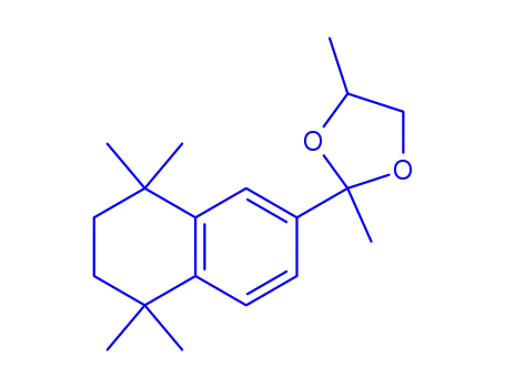 Molecular Structure of 131812-67-4 (2,4-dimethyl-2-(5,5,8,8-tetramethyltetralin-2-yl)-1,3-dioxolane)