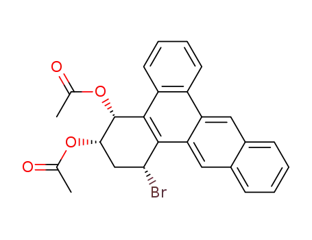 Acetic acid (5R,6S,8R)-6-acetoxy-8-bromo-5,6,7,8-tetrahydro-benzo[b]triphenylen-5-yl ester