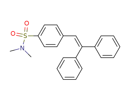 Molecular Structure of 13952-58-4 (4-(2,2-diphenylethenyl)-N,N-dimethylbenzenesulfonamide)