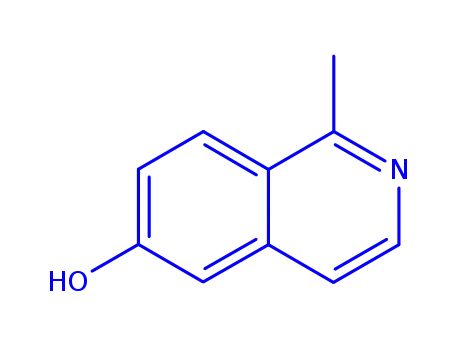 Molecular Structure of 140683-35-8 (1-Methyl-6-methoxyisoquinolinol)