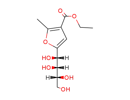 ethyl 2-methyl-5-[(1S,2S,3R)-1,2,3,4-tetrahydroxybutyl]-3-furoate