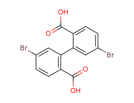 [1,1'-Biphenyl]-2,2'-dicarboxylicacid, 5,5'-dibromo-