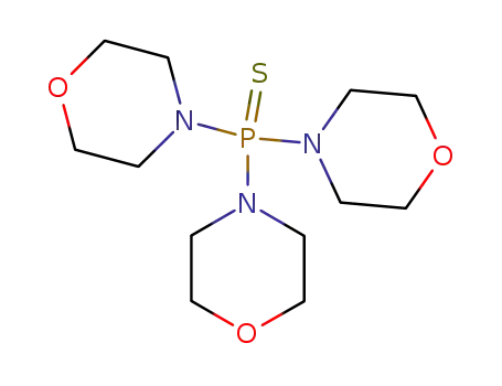 Molecular Structure of 14129-98-7 (PHOSPHOROTHIOICTRIMORPHOLIDE)