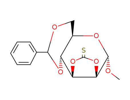 a-D-Mannopyranoside, methyl4,6-O-(phenylmethylene)-, cyclic carbonothioate (9CI)