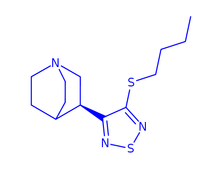 3-(1-azabicyclo[2.2.2]octan-8-yl)-4-butylsulfanyl-1,2,5-thiadiazole