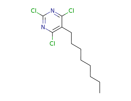 Pyrimidine,2,4,6-trichloro-5-octyl- cas  14077-72-6