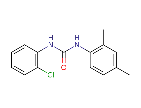 Molecular Structure of 13257-12-0 (1-(2-chlorophenyl)-3-(2,4-dimethylphenyl)urea)