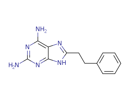 14074-70-5,8-(2-phenylethyl)-5H-purine-2,6-diamine,1H-Purine-2,6-diamine,8-(2-phenylethyl)- (9CI); Purine, 2,6-diamino-8-phenethyl- (8CI); NSC 210877