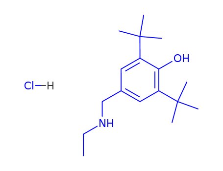 141545-89-3,LY 231617,Phenol,2,6-bis(1,1-dimethylethyl)-4-[(ethylamino)methyl]-, hydrochloride (9CI); LY231617