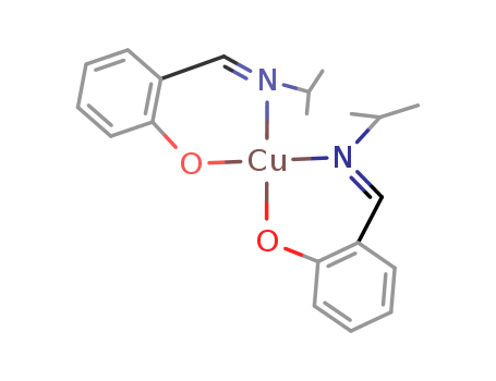 Copper,bis[2-[[(1-methylethyl)imino-kN]methyl]phenolato-kO]- cas  14077-14-6