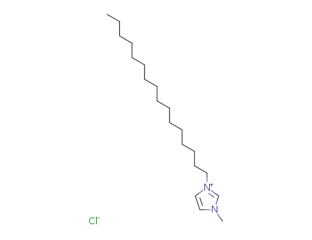 Molecular Structure of 61546-01-8 (1-HEXADECYL-3-METHYLIMIDAZOLIUM CHLORIDE)