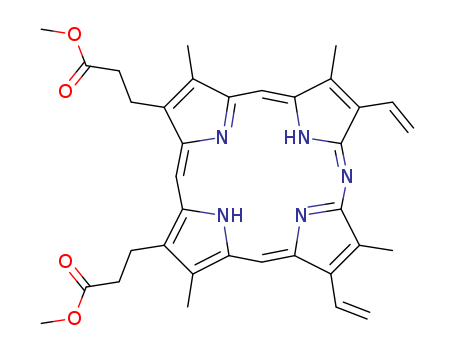 21H,23H-5-Azaporphine-13,17-dipropanoicacid, 3,8-diethenyl-2,7,12,18-tetramethyl-, dimethyl ester (9CI)