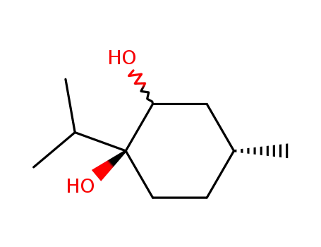 Molecular Structure of 140924-72-7 (1,2-Cyclohexanediol,4-methyl-1-(1-methylethyl)-,[1S-(1alpha,2alpha,4alpha)]-(9CI))