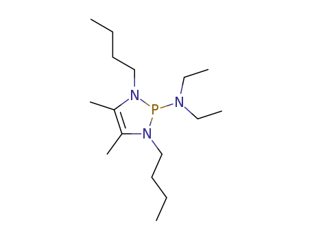 Molecular Structure of 141968-98-1 (1,3,2-Diazaphosphol-4-ene, 2-(diethylamino)-1,3-dibutyl-4,5-dimethyl-)