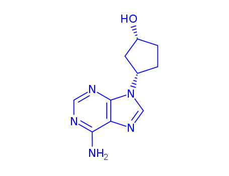 142130-73-2,3-(6-amino-9H-purin-9-yl)-cyclopentanol,Cyclopentanol,3-(6-amino-9H-purin-9-yl)-, (1R-cis)-; MDL 201112