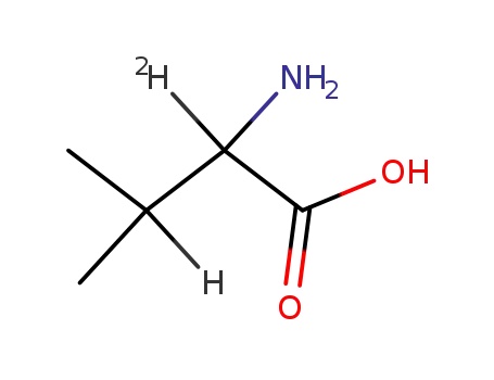 Molecular Structure of 14246-21-0 (DL-VALINE-2-D1)