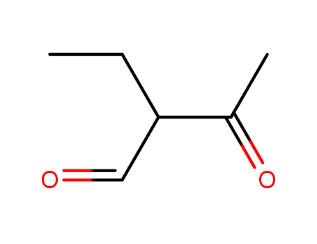 Molecular Structure of 141939-89-1 (Butanal, 2-ethyl-3-oxo- (9CI))