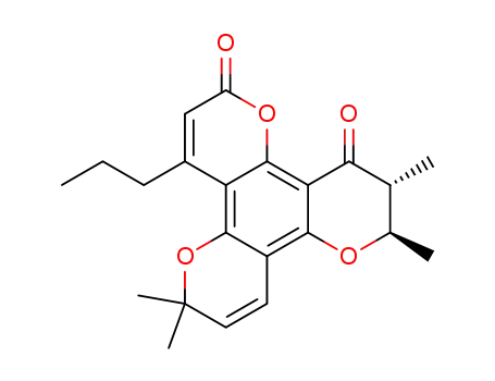2H,6H,12H-Benzo[1,2-b:3,4-b':5,6-b'']tripyran-2,12-dione,10,11-dihydro-6,6,10,11-tetramethyl-4-propyl-, (10R,11R)-rel-