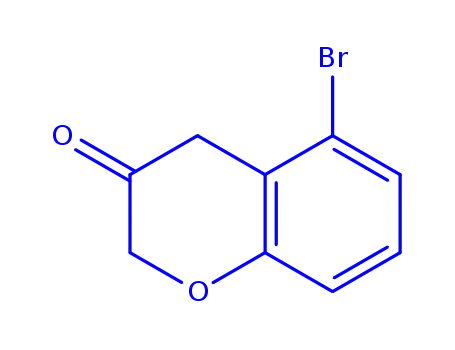 Molecular Structure of 132873-53-1 (5-Bromo-3-chromanone)
