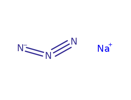 Molecular Structure of 26628-22-8 (Sodium azide)