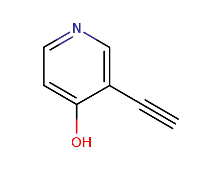 Molecular Structure of 142503-07-9 (4-Pyridinol,3-ethynyl-(9CI))