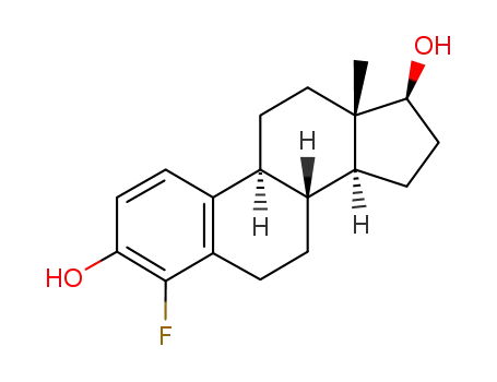 Molecular Structure of 1881-37-4 (4-fluoroestradiol)
