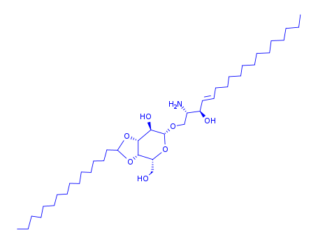 142506-73-8,plasmalopsychosine A,4H-1,3-Dioxolo[4,5-c]pyran,b-D-galactopyranoside deriv.