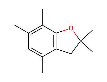 Molecular Structure of 142874-81-5 (2,2,4,6,7-Pentamethyldihydrobenzofuran)