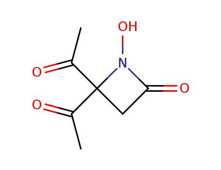 2-AZETIDIN-1-YLNE,4,4-DIACETYL-1-HYDROXY-
