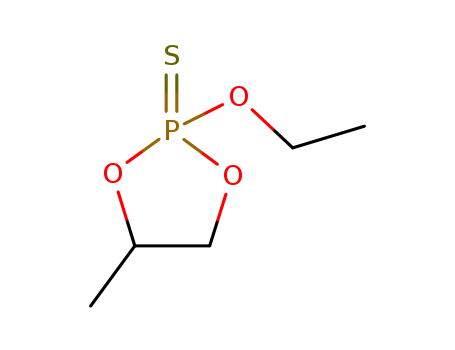 14274-43-2,2-ethoxy-4-methyl-1,3,2-dioxaphospholane 2-sulfide,Ethylpropylene phosphorothioate (6CI,7CI); Phosphorothioic acid, cyclicO,O-propylene O-ethyl ester (8CI); 1,2-Propanediol, cyclic O,O-ester withO-ethyl phosphorothioate; NSC 269163