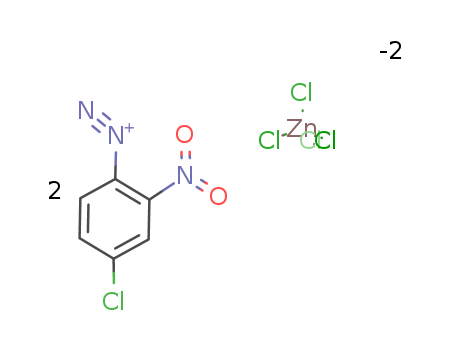 Bis(4-chloro-2-nitrobenzenediazonium) tetrachlorozincate