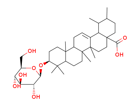 Urs-12-en-28-oic acid,3-(glucopyranosyloxy)-, (3b)- (9CI)
