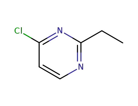 Molecular Structure of 14331-51-2 (Pyrimidine, 4-chloro-2-ethyl- (8CI,9CI))