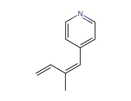 Molecular Structure of 144343-92-0 (Pyridine, 4-(2-methyl-1,3-butadienyl)-, (Z)- (9CI))