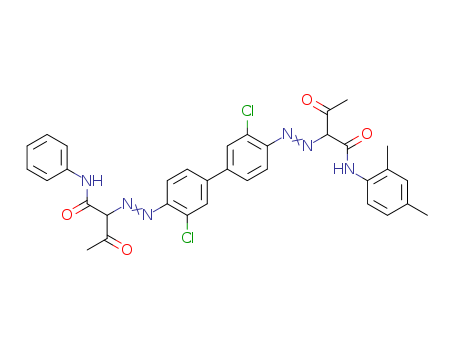 Butanamide,2-[[3,3'-dichloro-4'-[[1-[[(2,4-dimethylphenyl)amino]carbonyl]-2-oxopropyl]azo][1,1'-biphenyl]-4-yl]azo]-3-oxo-N-phenyl-