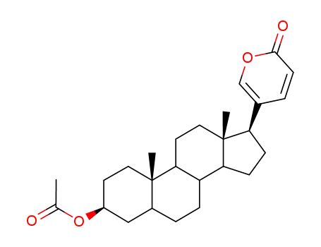 Molecular Structure of 14414-50-7 (3-(acetyloxy)bufa-20,22-dienolide)