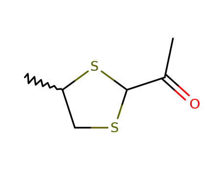 Ethanone, 1-(4-methyl-1,3-dithiolan-2-yl)- (9CI)