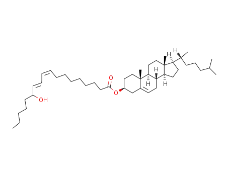 Molecular Structure of 167354-91-8 ((+/-)-13-HYDROXY-9Z,11E-OCTADECADIENOIC ACID, CHOLESTERYL ESTER)