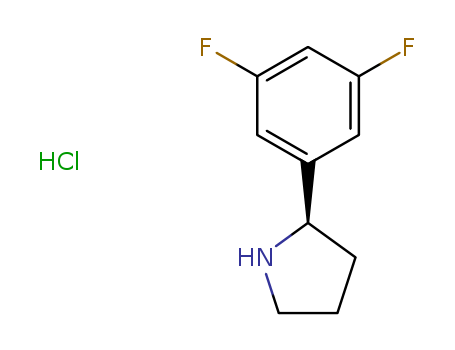 (R)-2-(3,5-DIFLUOROPHENYL)PYRROLIDINE HYDROCHLORIDE(1443538-50-8)