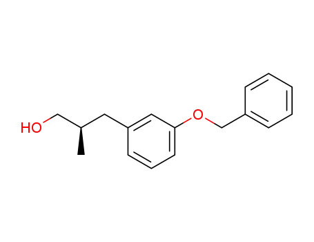 Molecular Structure of 143291-83-2 (3-[3-(benzyloxy)phenyl]-2-methylpropan-1-ol)