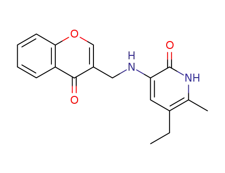 5-ethyl-6-methyl-3-{[(4-oxo-4H-chromen-3-yl)methyl]amino}pyridin-2(1H)-one