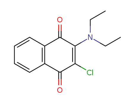 1,4-Naphthalenedione,2-chloro-3-(diethylamino)- cas  14422-77-6