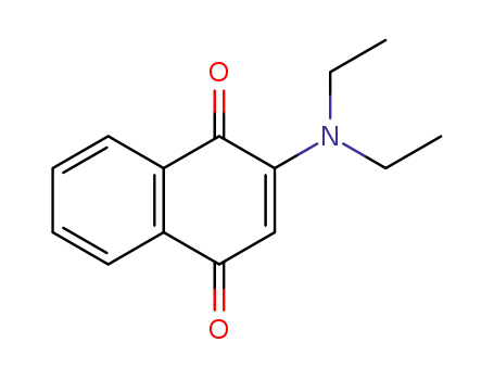 Molecular Structure of 14422-78-7 (2-(diethylamino)naphthalene-1,4-dione)