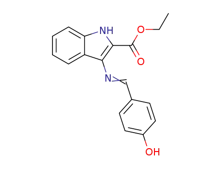 ethyl 3-{[(4-oxocyclohexa-2,5-dien-1-ylidene)methyl]amino}-1H-indole-2-carboxylate
