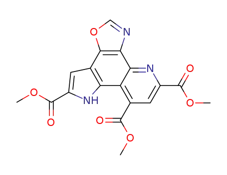 Molecular Structure of 144219-07-8 (oxazopyrroloquinoline trimethyl ester)