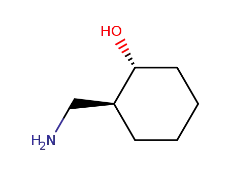 Molecular Structure of 28250-37-5 (Cyclohexanol,2-(aminomethyl)-, (1S,2S)-rel-)